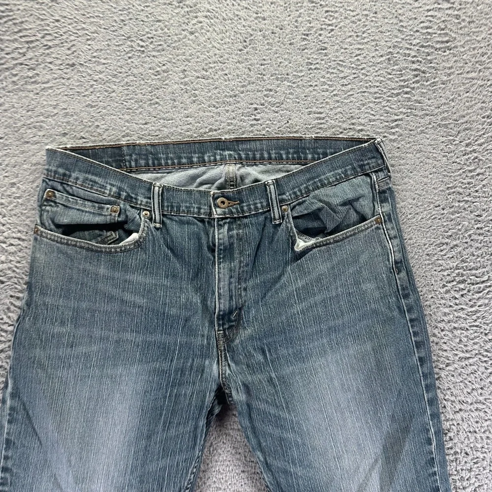 Levi's 559 Jeans Mens 38x30 Blue Cotton Denim Straight Workwear Travel Stretch